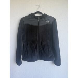 The North Face Women’s Small Full Zip Fleece Jacket Hoodie Black Outdoors Winter